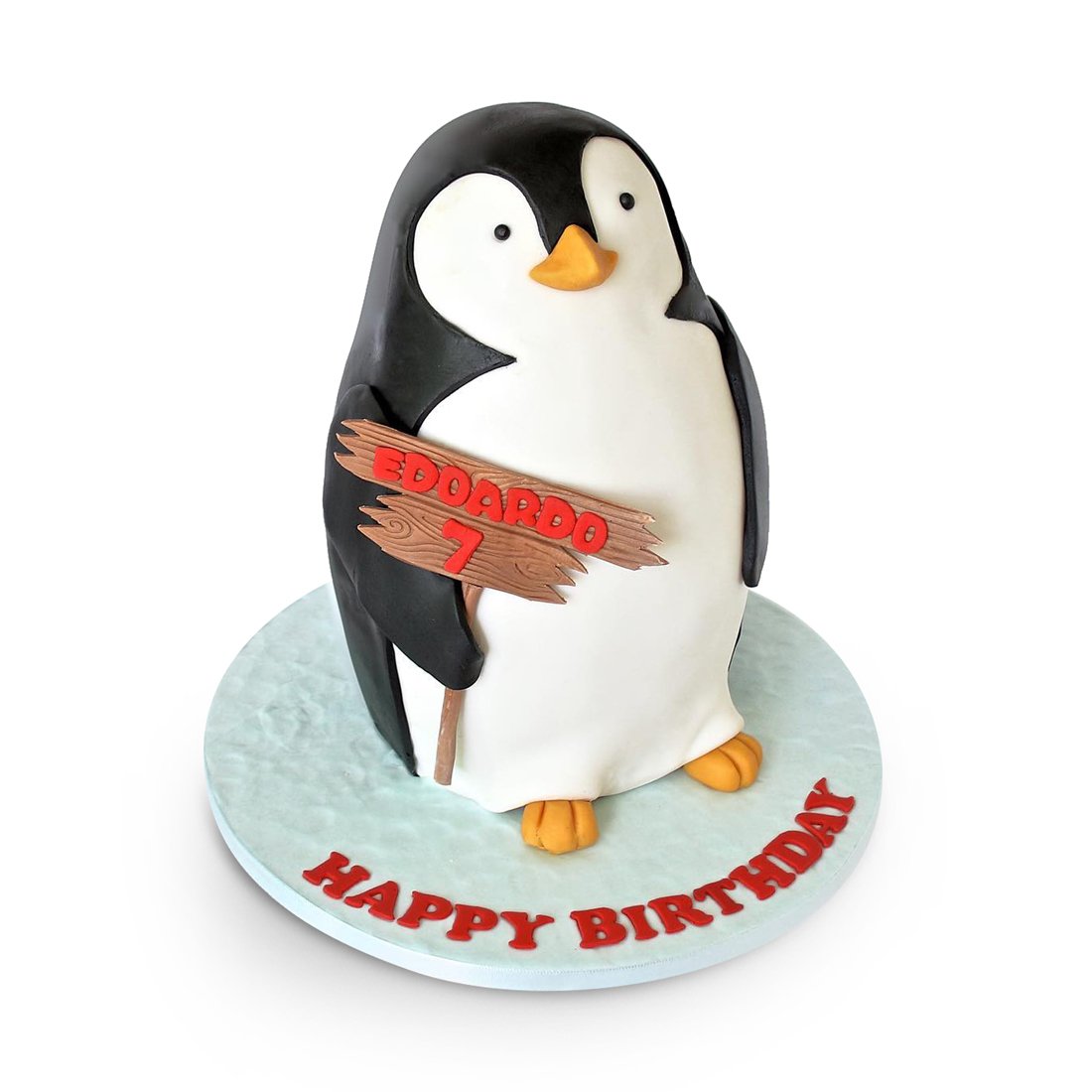 Sevimli Penguen Doğum Günü Pastası