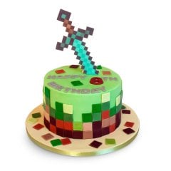 Minecraft Doğum Günü Pastası