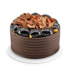 Karayip Profiterollü Çikolatalı Yaş Pasta