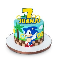 Sonic Doğum Günü Pastası