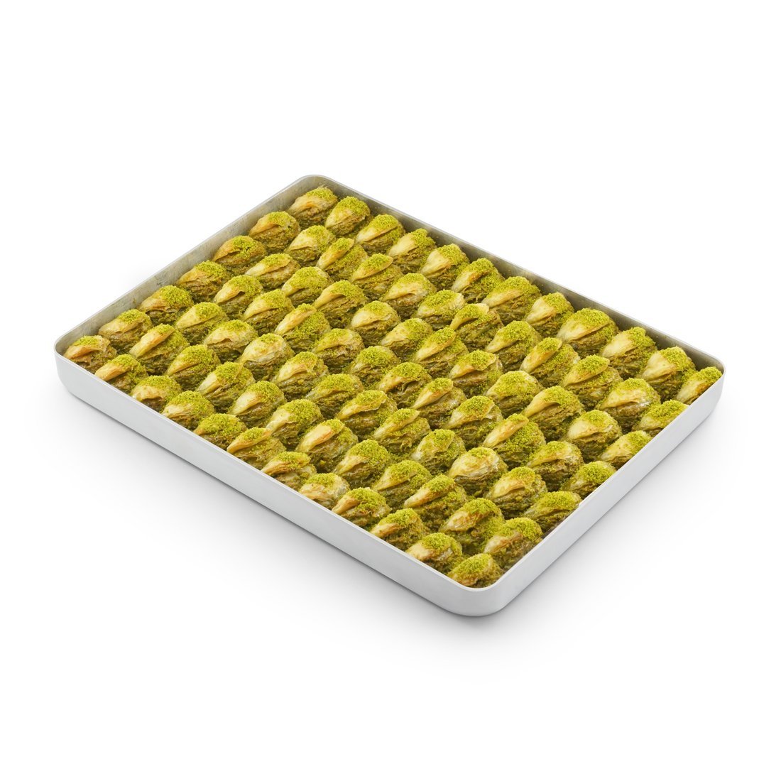 Fıstıklı Dilber Dudağı Baklava 2,5 kg tepsi (tepsi bedeli dahil)