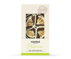 Yeşil Limon Parçacıklı Tablet Çikolata 100gr